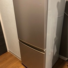 【ネット決済】単身用冷蔵庫  SHARP SJ-14R-C