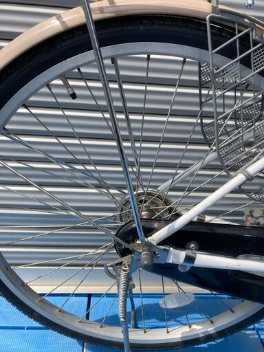 26インチ自転車　シティサイクル　後輪タイヤ交換済　ママチャリ