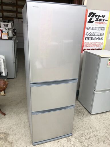 【動作保証あり】TOSHIBA 2020年 GR-R36S 363L 3ドア 冷凍冷蔵庫 自動製氷【管理KRR380】