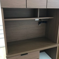 3枚扉のレンジボード（エトナ）（ダークブラウン）です。【トレファク