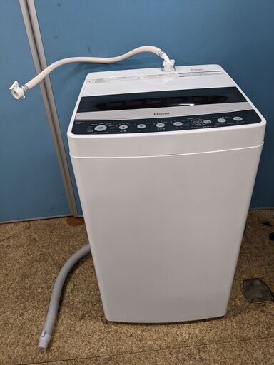 Haier 洗濯機 2019年製 JW-C45D 4.5kg 高濃度洗浄 風乾燥 ステンレス槽 単身 一人暮らし