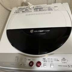 【ネット決済・配送可】シャープ 全自動洗濯機 送風乾燥タイプ 5...