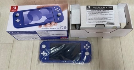 柔らかい 【購入日.2022.03.21】Nintendo Switch lite ブルー 本体・箱