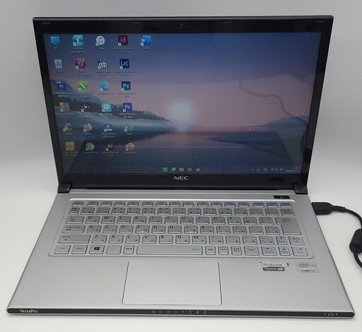 NECノートパソコン i7（中古）4GBのメモリ、SSD128GB,13.3画面、新品バッテリー, Intel HD Graphics 4000、Windows11, Office2021, Photoshop2021, Illustrator2021,Corel2021,FilmoraX等.
