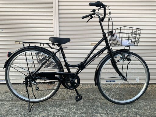 新品★未使用　折りたたみ　ママチャリ　26インチ　ブラック②