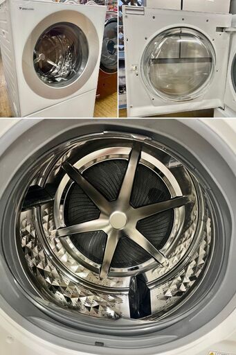 パナソニック ドラム式洗濯乾燥機10kg キューブル 泡洗浄NA-VG1000L