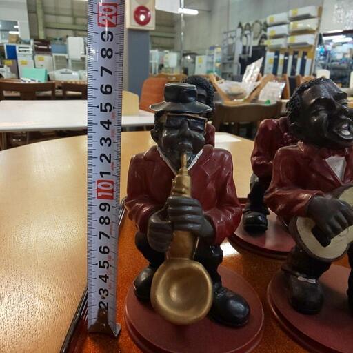 JAZZ6人セット 音楽家 バンド フィギュア 置物 アンティーク 6体