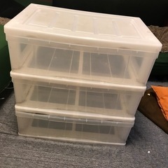 三段ボックス　収納ケース