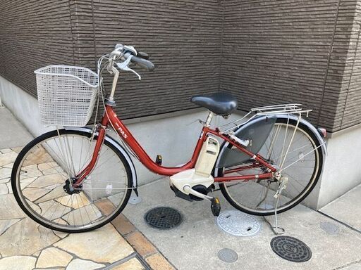 ① ヤマハ　パス　新基準　電動自転車　電動アシスト自転車　中古　26インチ　329r1