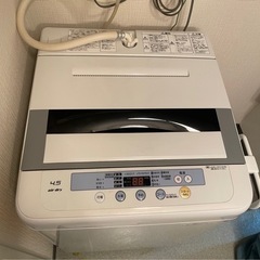 【決まりました】洗濯機　パナソニック　4.5kg　NA-F45B3