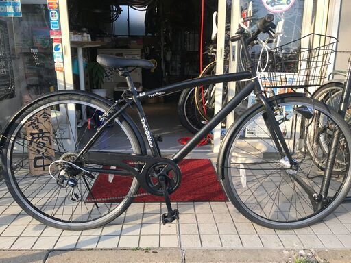 TRADEA THROWin マットブラックの27インチクロスバイク　とても綺麗な中古です