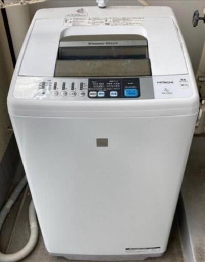 激安2017年HITACHI製ちょっと大きめ洗濯機7kg