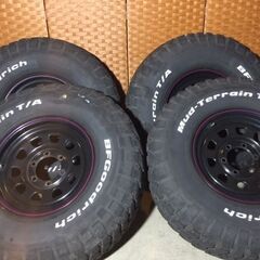 MLJ DAYTONA SS 16×7.0J 6/139.7 BF GOOD RICH Mud-Terrain 4本 225/85 
