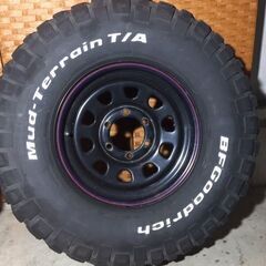 MLJ DAYTONA SS 16×7.0J 6/139.7 BF GOOD RICH Mud-Terrain 4本 225/85 