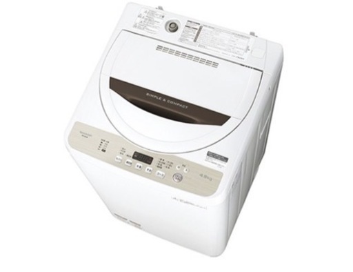 【メール便無料】 シャープ SHARP ES-GE4B 全自動洗濯機(4.5kg) 洗濯機