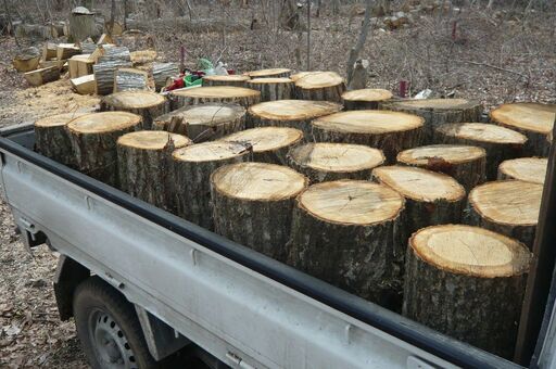 薪用 広葉樹玉切材(配達可)