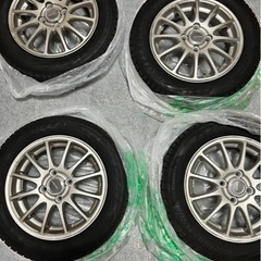 スタッドレスタイヤ　14インチ　アルミホイールセット