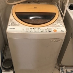 近日処分予定です！洗濯機 6kg 東芝