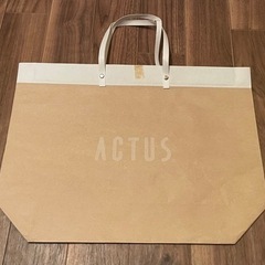 ACTUS アクタス ショップ紙袋  ショッパー