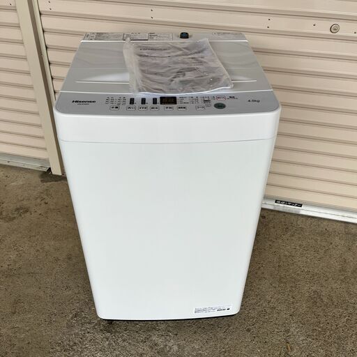高年式 美品 2021年式 ハイセンス HW-E4503 4.5ｋｇ 洗濯機 - 生活家電