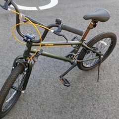 【値下げ】レユニオン インスティンクト20-K 20インチ シングルスピード BMX 自転車（カーキ）