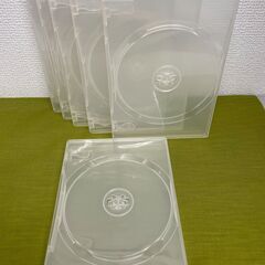 DVDトールケース（透明）6枚セット　★引き取り送料0円★未使用...