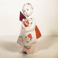 博多人形 日本人形 伝統工芸品 和装 着物 娘 女の子