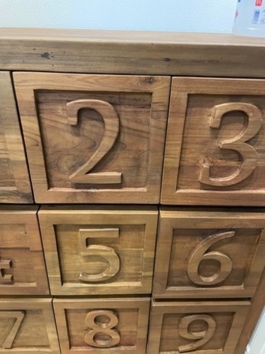 数字 チェスト 可愛いです