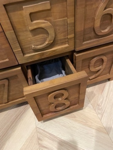 数字 チェスト 可愛いです