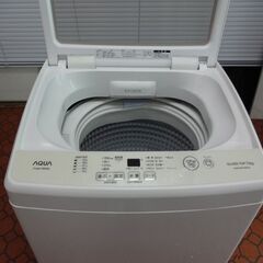 ID 003996 洗濯機 アクア 7K 2018年製 訳あり商品 AQW-BK70G(FW)