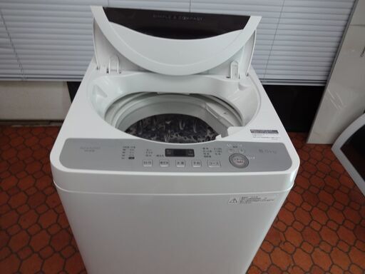 ID 003377　洗濯機　シャープ　5.5K　２０１８年製　ES-GE5B-T