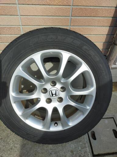 【値引き】ホンダCR-V／RE4 純正アルミホイール＆トーヨーPROXES CF2 7分山商品説明ホンダＣＲ－Ｖ純正アルミホイール＋タイヤ４本セット