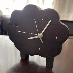 ❽ひつじの時計(木製)