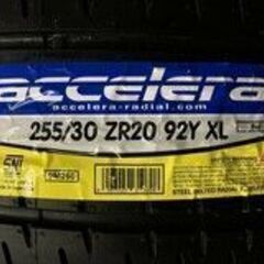 新品 2021年製 accelera PHI 255/30ZR20 20インチ 夏タイヤ 2本 audi/TT RSクーペ/TTSクーペ等　(VTC512)クレジットカード QRコード決済可能