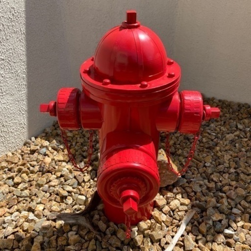 レトロ消火栓 レッド