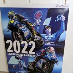 2022年モトGP、24時間耐久スズキ純正カレンダー