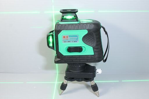 K27 YI LONG 12 ライン 3D グリーンレーザー 墨出し器 付属品有 動作確認OK K27 YI LONG 12 ライン 3D グリーンレーザー 墨出し器 付属品有 動作確認