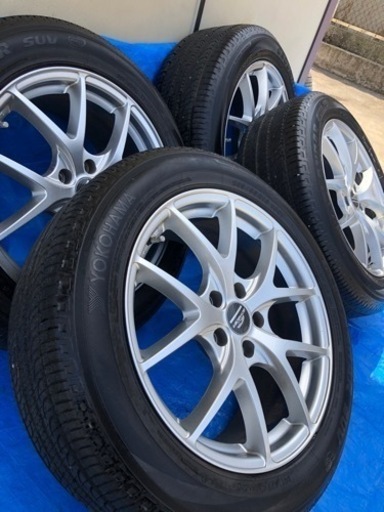 タイヤ&ホイール バリ溝 235/55R18