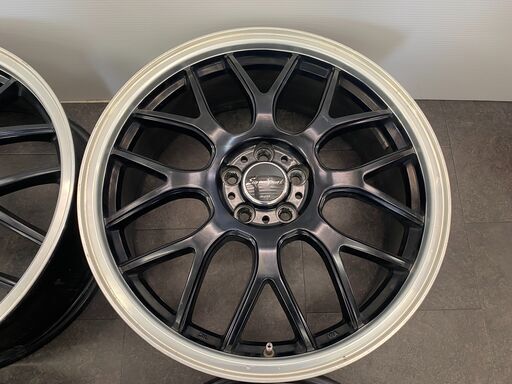 Euro Sports　7J×18インチ　オフセット48　5穴　PCD100　4本　管理番号H1814