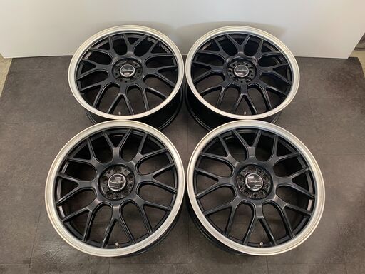Euro Sports　7J×18インチ　オフセット48　5穴　PCD100　4本　管理番号H1814