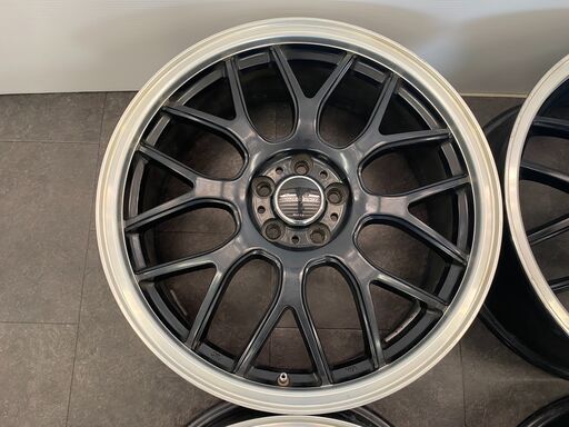 Euro Sports　7J×18インチ　オフセット48　5穴　PCD100　4本　管理番号H1814