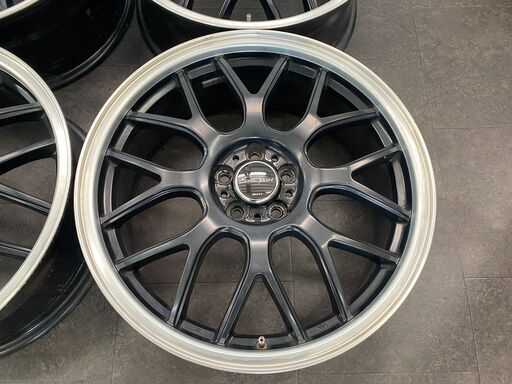 Euro Sports　7J×18インチ　オフセット48　5穴　PCD100　4本　管理番号H1814