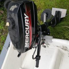 アカシヨット　はちはん　鬼にゴム棒　マーキュリー2馬力 リトルボート　