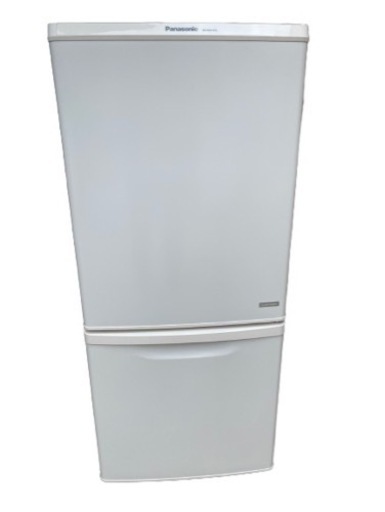 2017年製 パナソニック 冷蔵庫 2ドア 138L マットバニラホワイト NR-B14CW-W(0329yo)