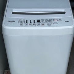 送料・設置込み　洗濯機　6kg Hisense 2019年
