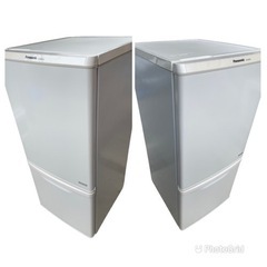 2017年製 パナソニック 冷蔵庫 2ドア 138L マットバニラホワイト NR