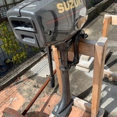 スズキ 2馬力 船外機 ジャンク スタンド付