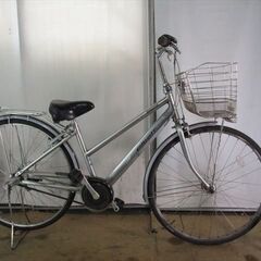 B863　限定特価　整備済み★ブリヂストン　アルベルト　シルバー★ 中古自転車 【27インチ 】
