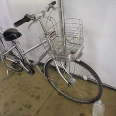 B863　限定特価　整備済み★ブリヂストン　アルベルト　シルバー★ 中古自転車 【27インチ 】