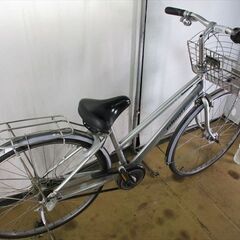B863　限定特価　整備済み★ブリヂストン　アルベルト　シルバー★ 中古自転車 【27インチ 】